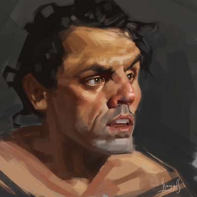 Sebastian szmyd rajiv potrait caricature