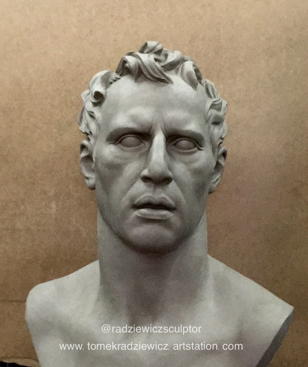 Classic portrait/water clay/1:1