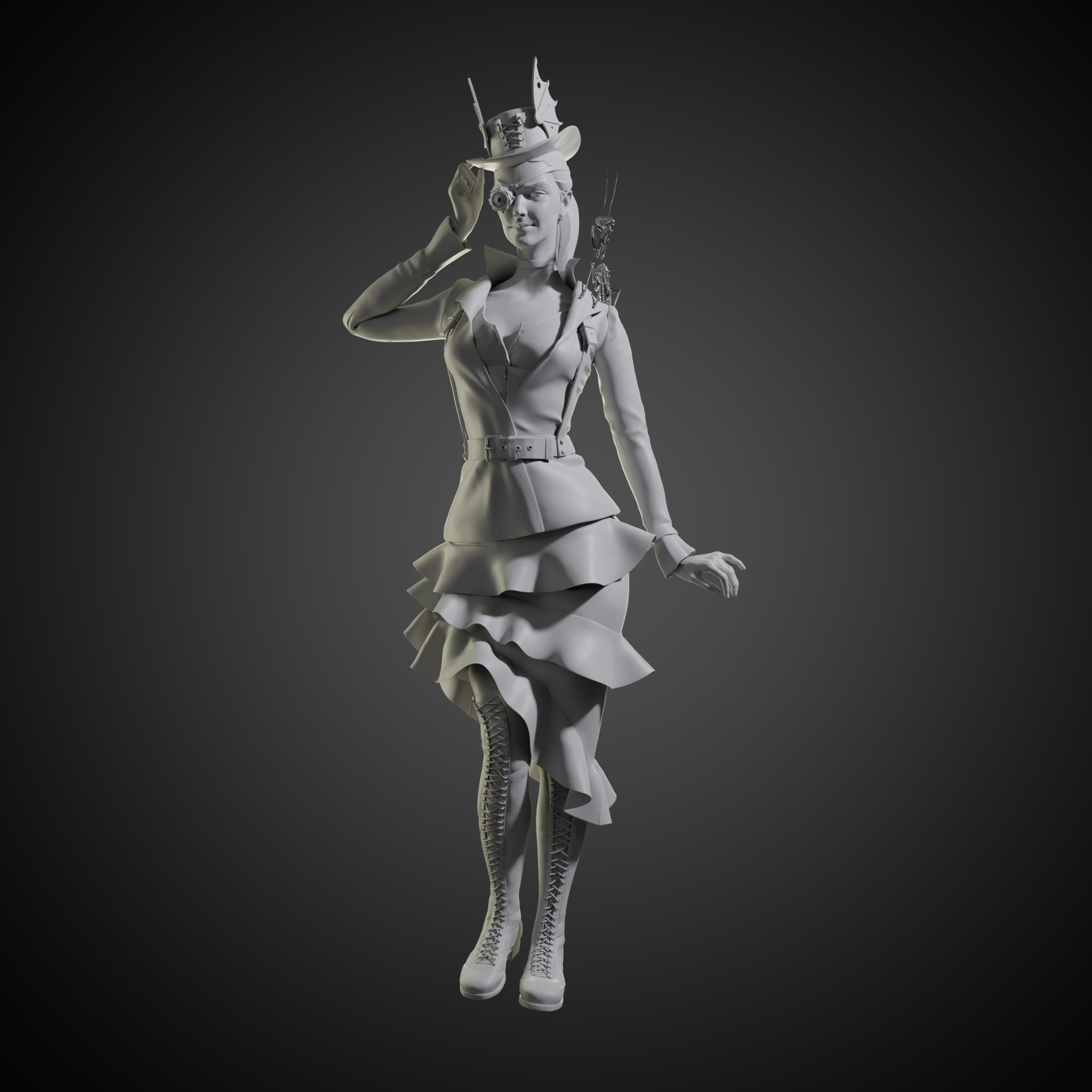 Olya Snova Steamgirl WIP