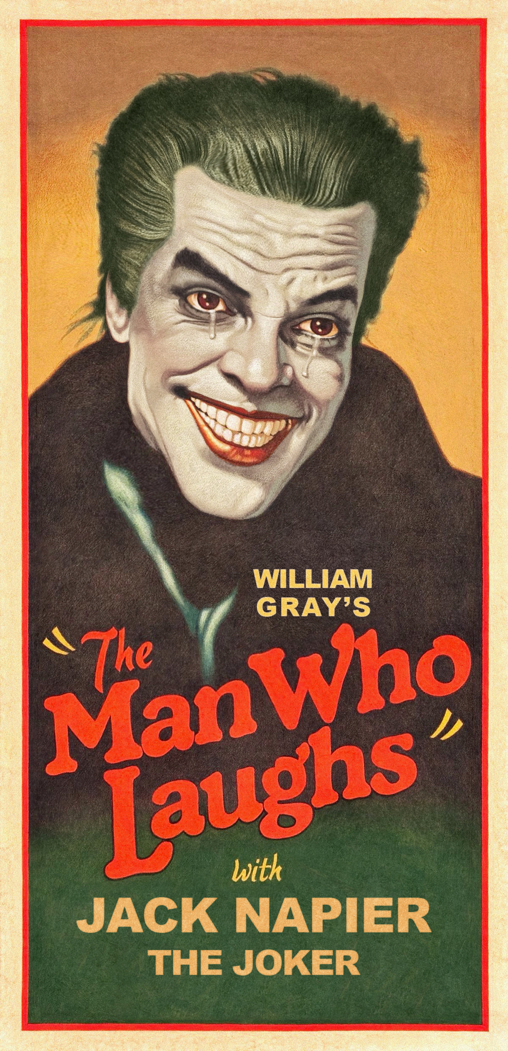 William Gray The Man Who Laughs Joker Poster