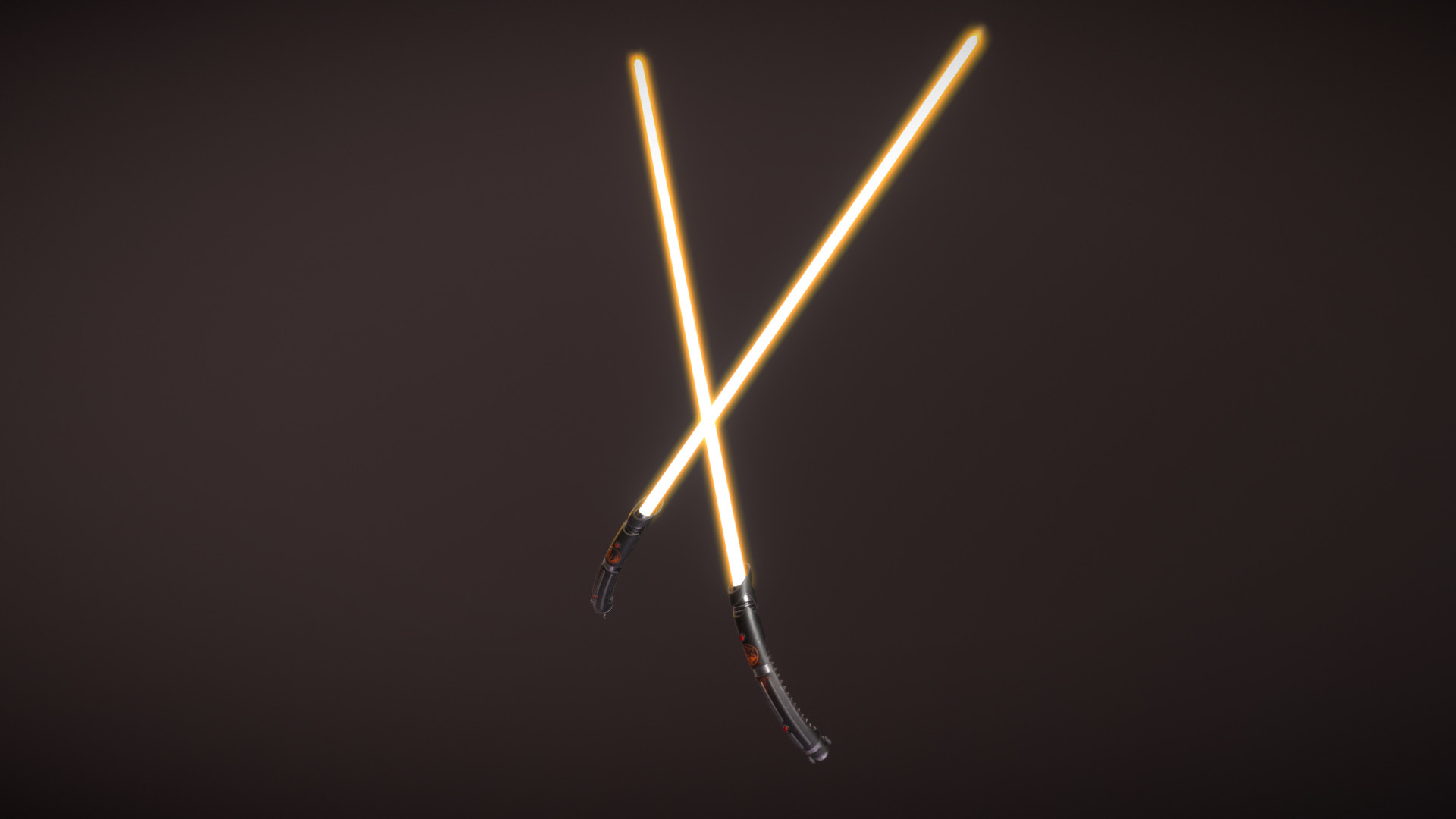 Artstation Double Lightsaber Of The Grey Order Vincent Garnier