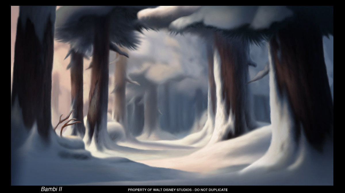 Artstation Bambi 2 Production Background Walt Disney