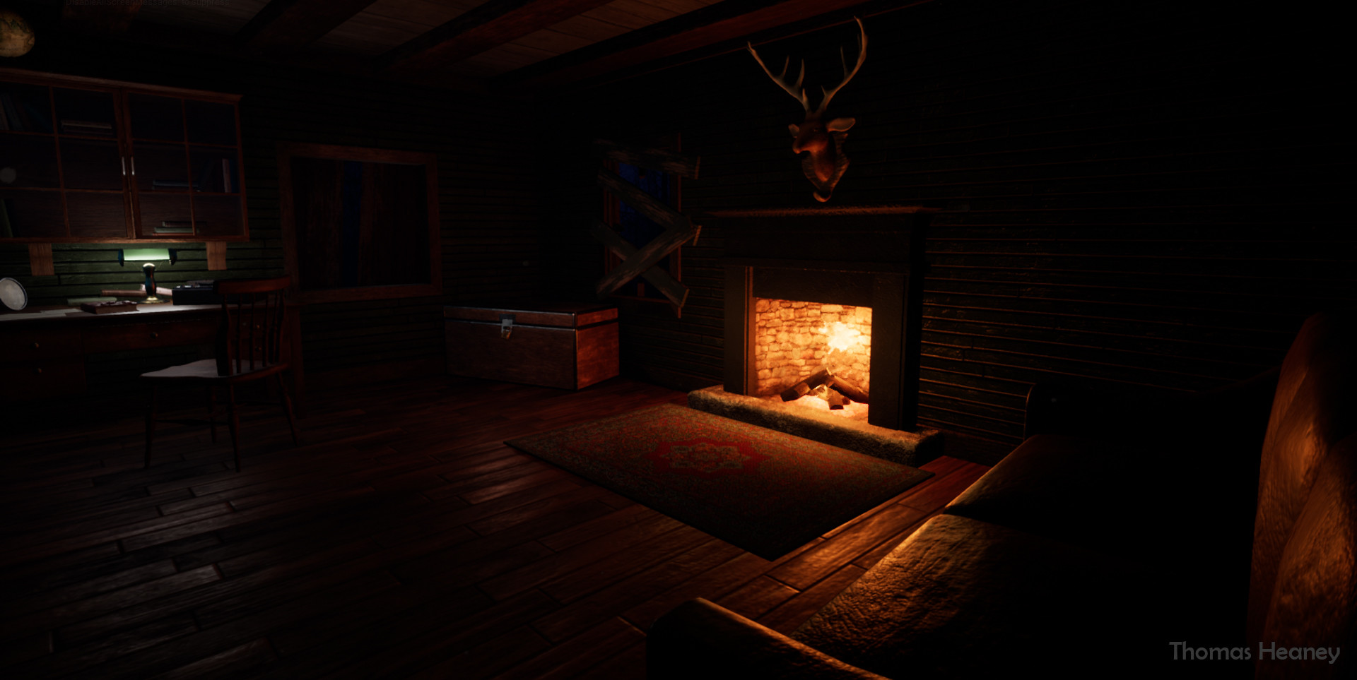Artstation Evil Dead Cabin Thomas Heaney