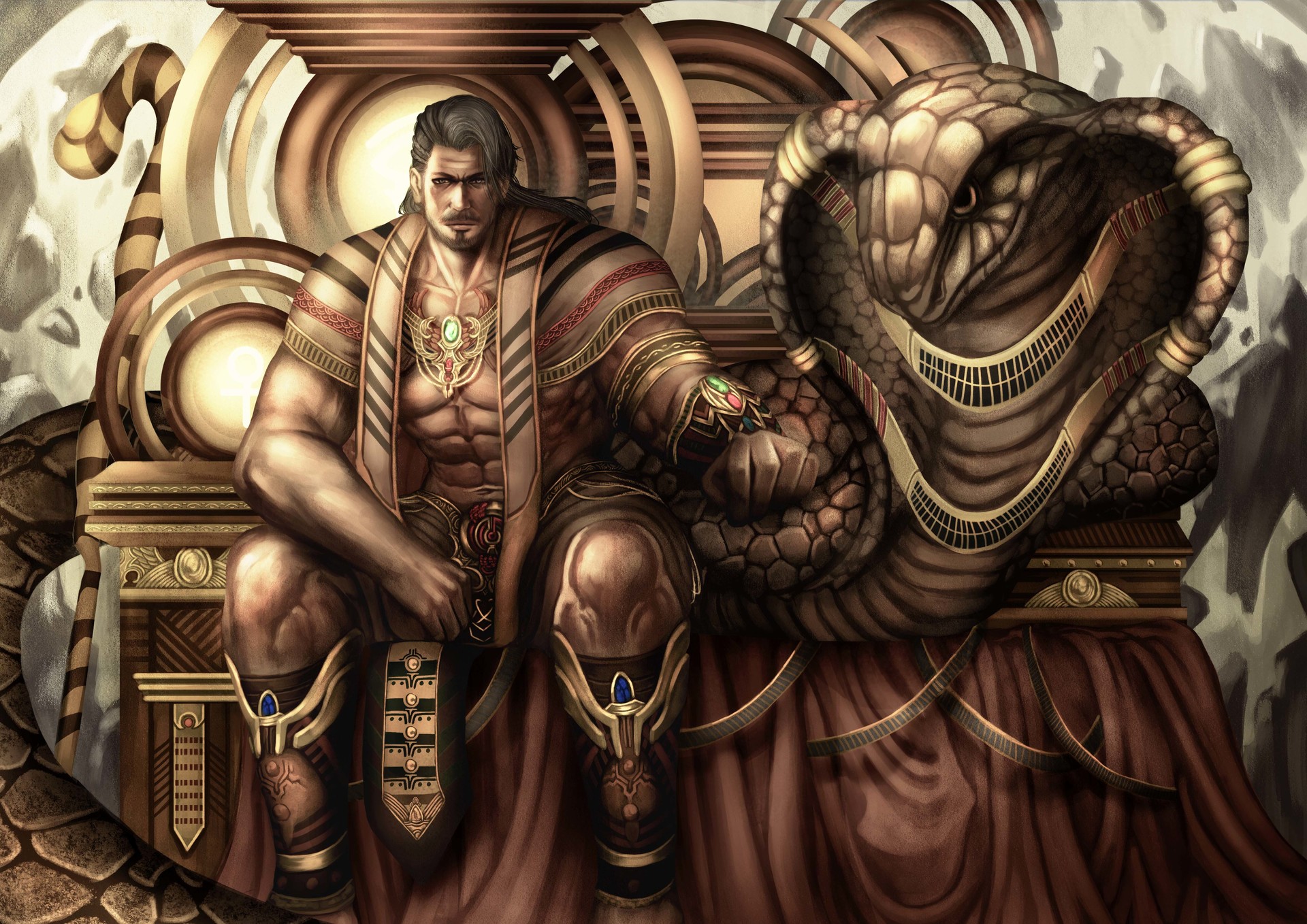 Artstation Sun God Of Ancient Egypt Ra Jackes Tan