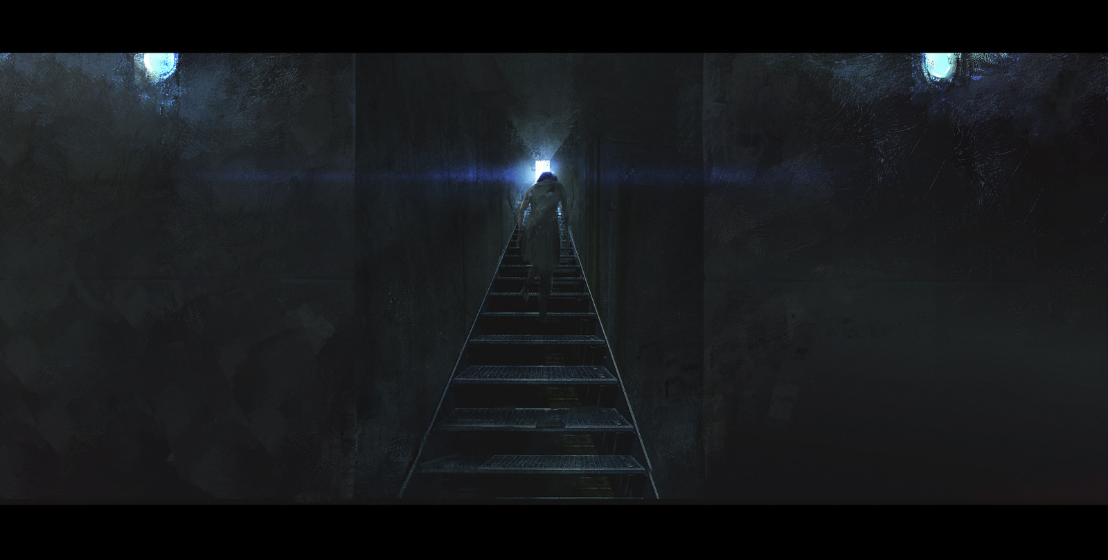 escape/stairway scene