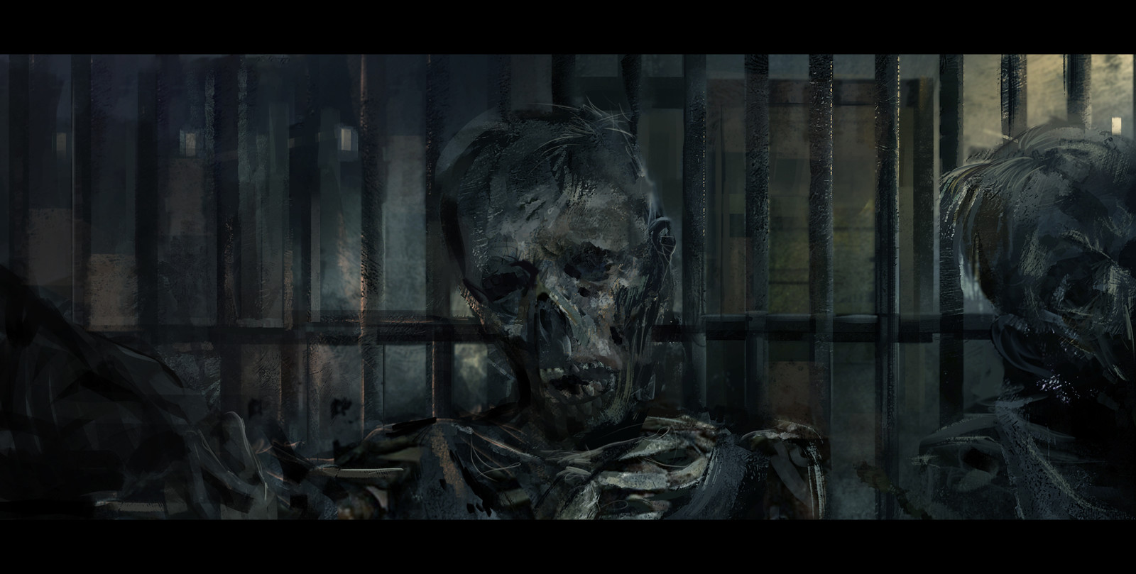 abandoned cell scene