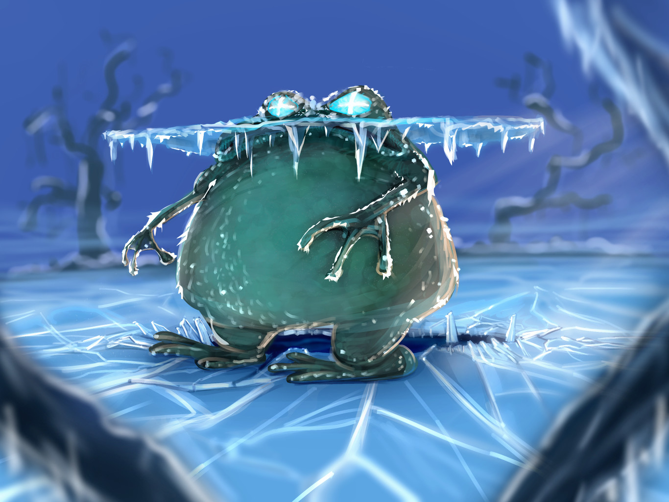 ArtStation Zombie Frog