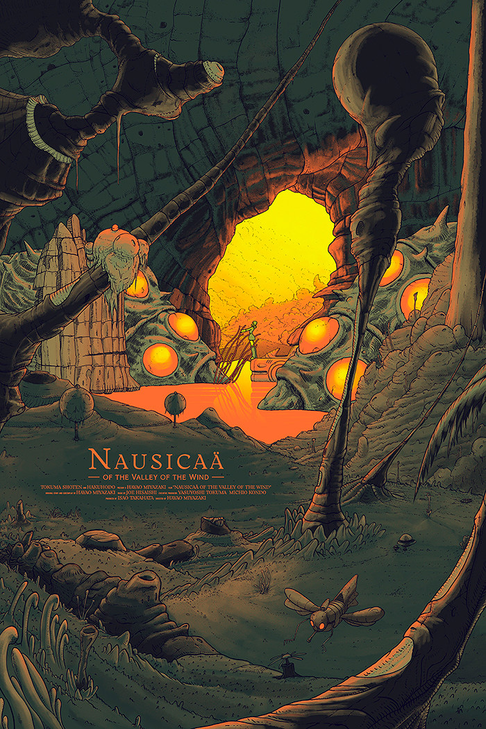 Nausicaa Valley Of The Wind Poster On Behance