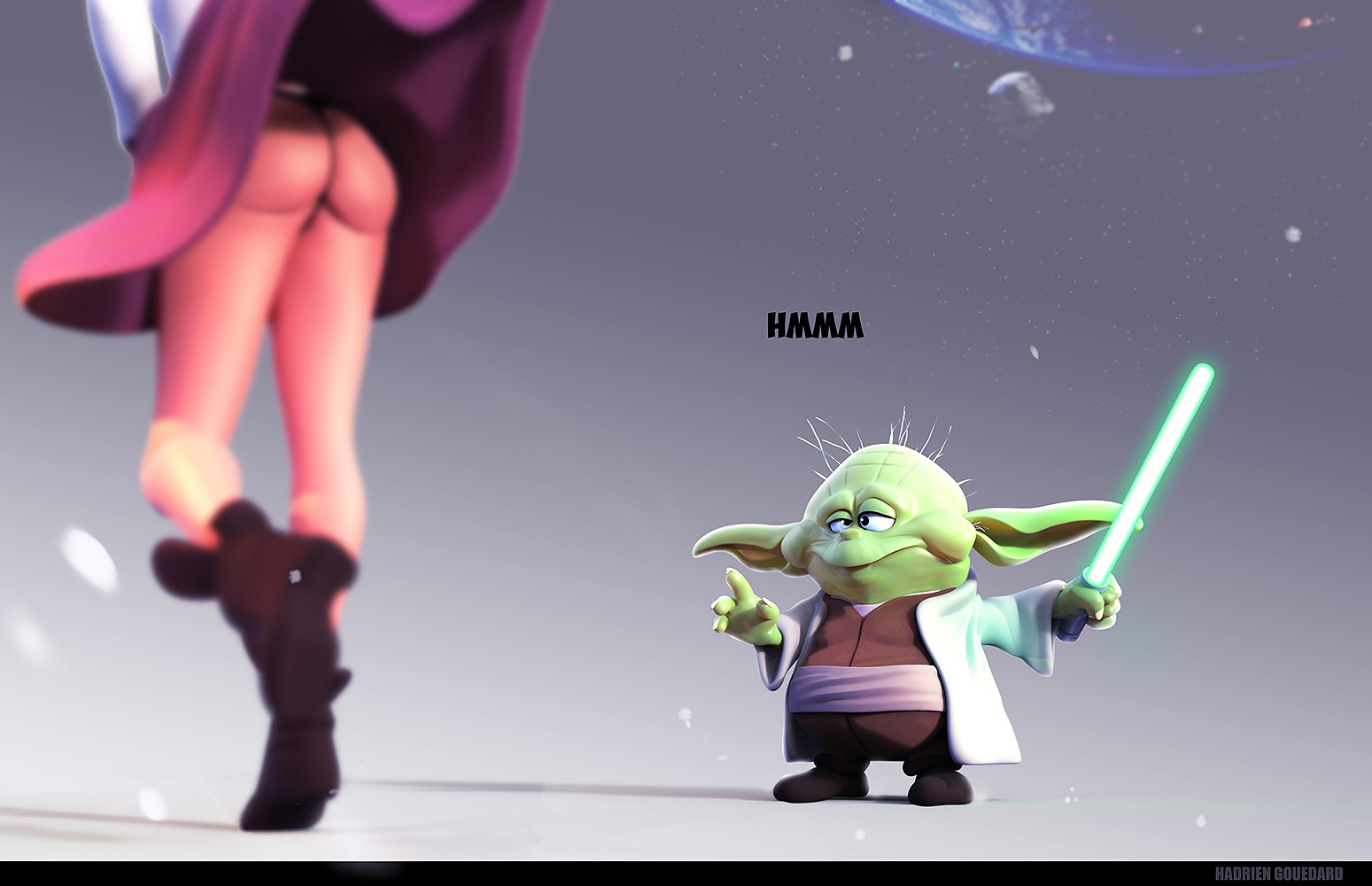 ArtStation - Yoda : the secret life