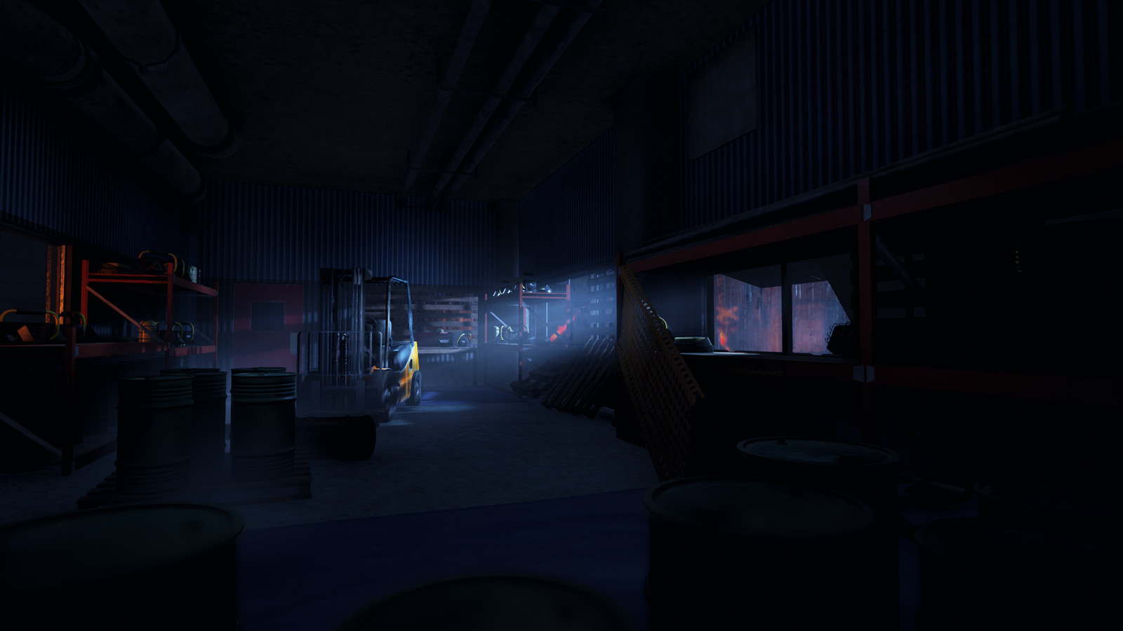 Night Time Scene - Interior