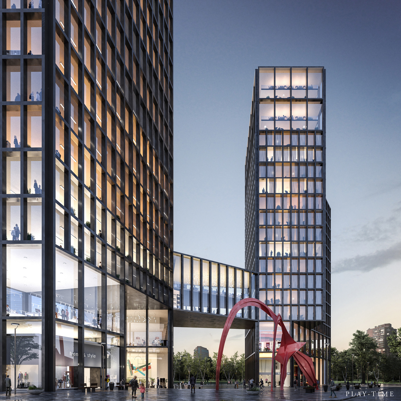 Puerta Las Condes mixed use building