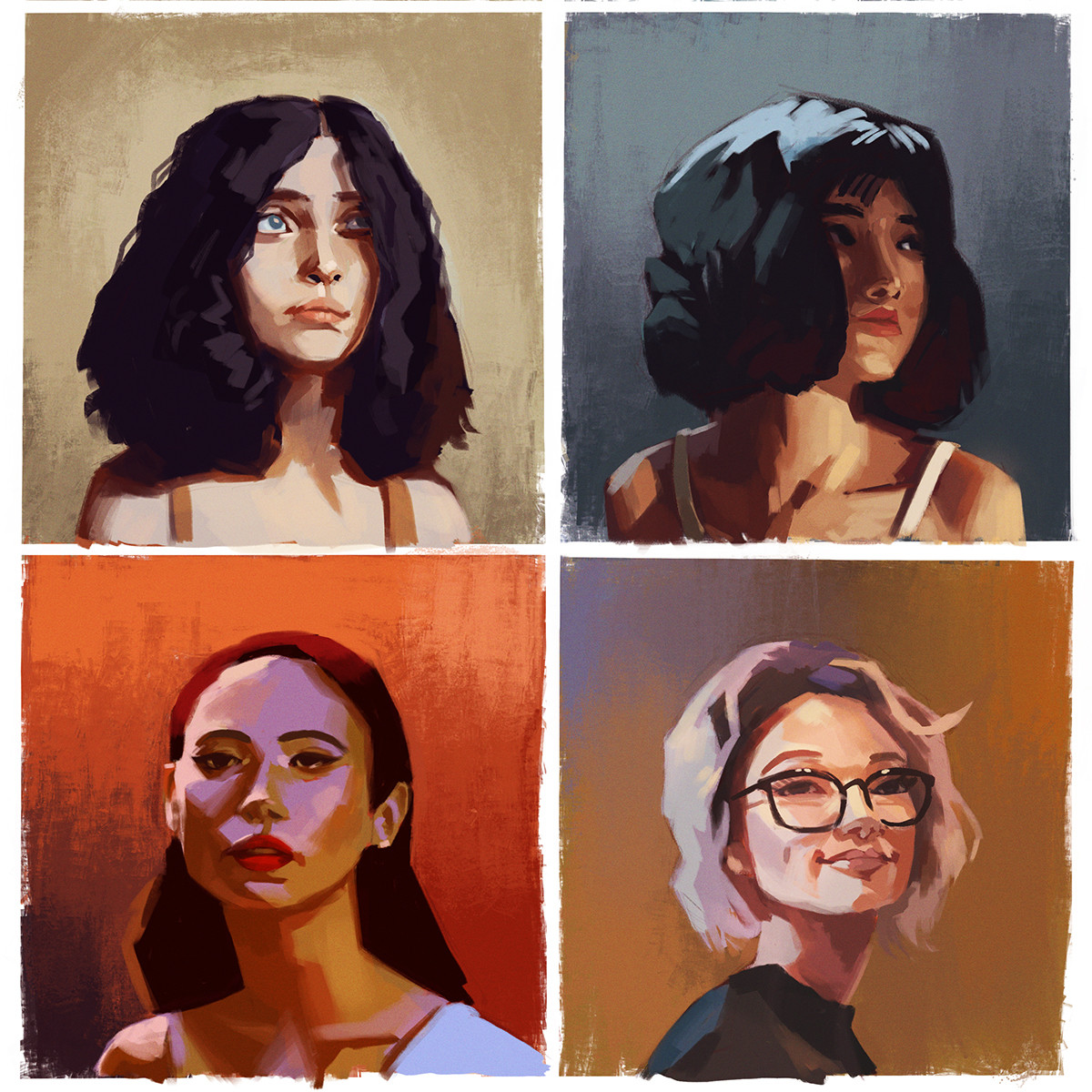 ArtStation - Face Paintings