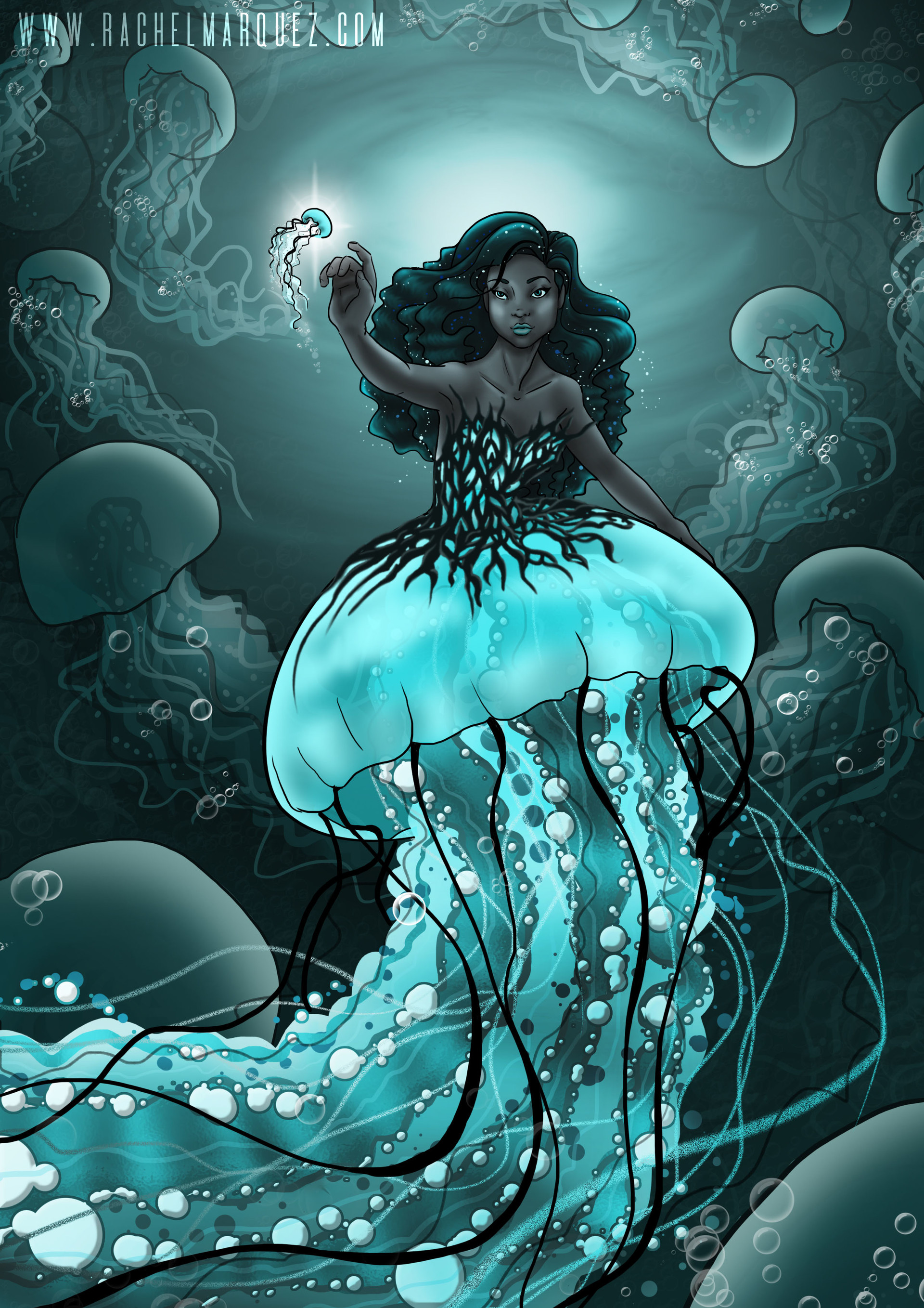 Artstation Jellyfish Queen Rachel Marquez