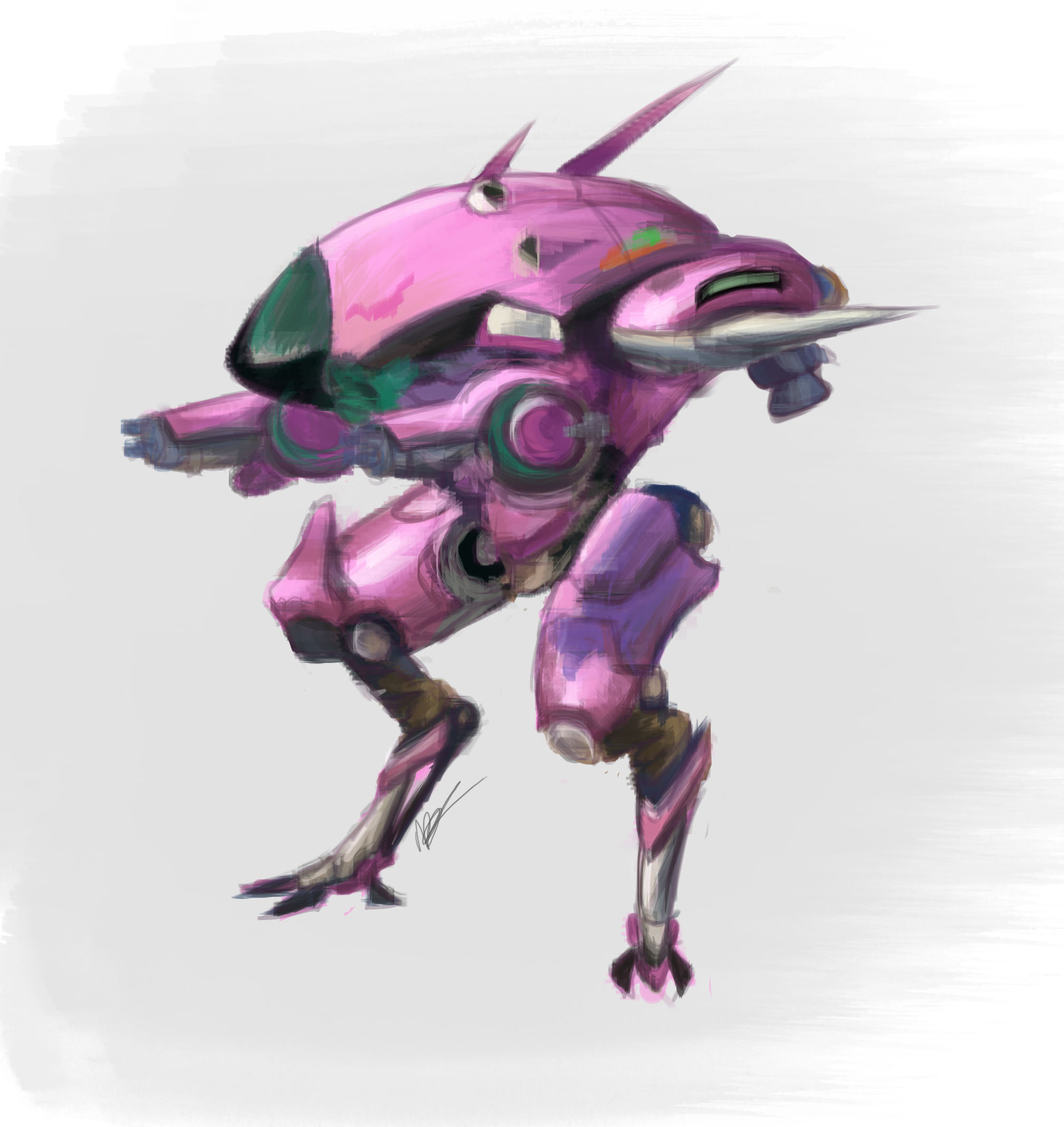 Artstation D Va S Meka Marjo Koskenkangas