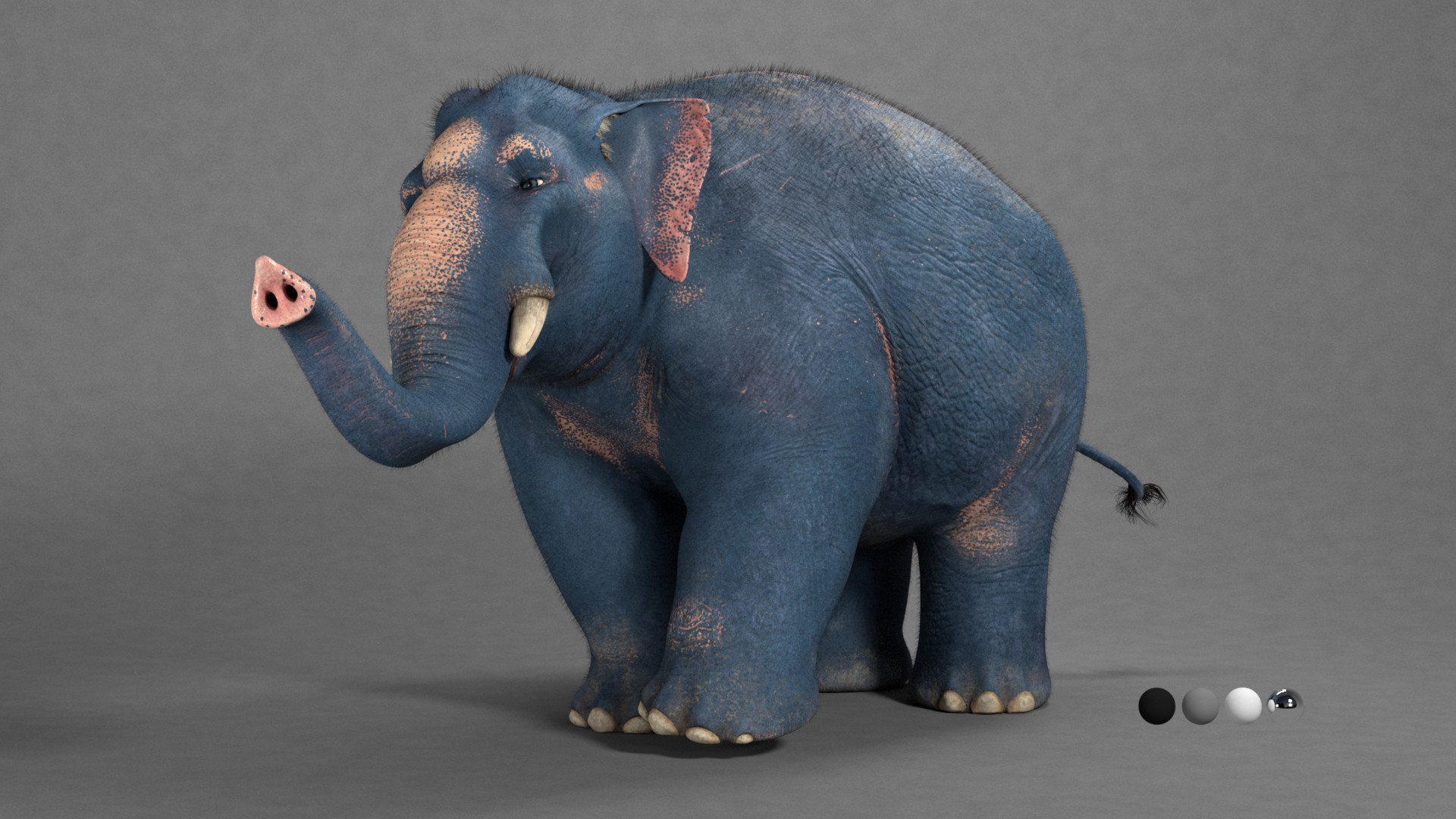 ArtStation - The elephant - animated graduation short movie