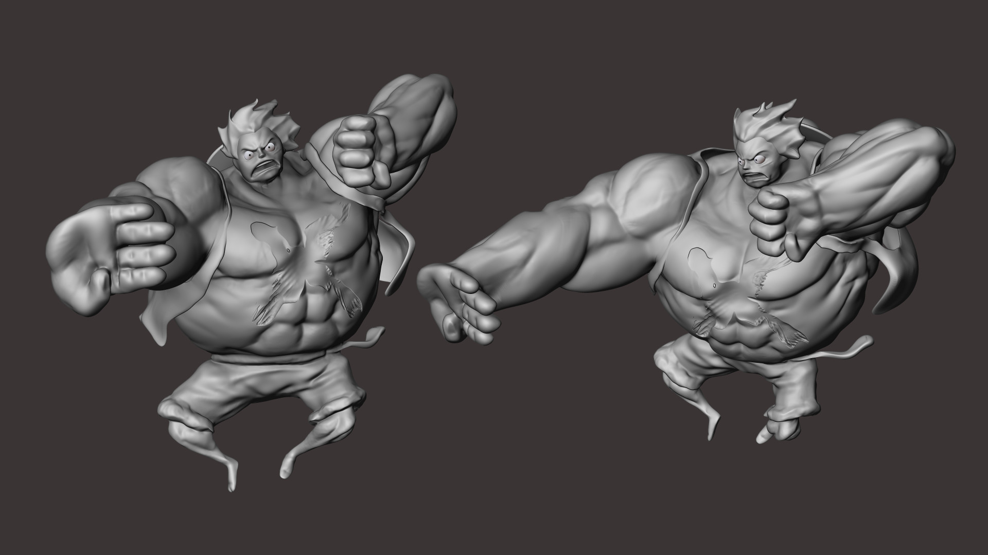 Artstation Gear 4 Luffy Pjotr Heinkens