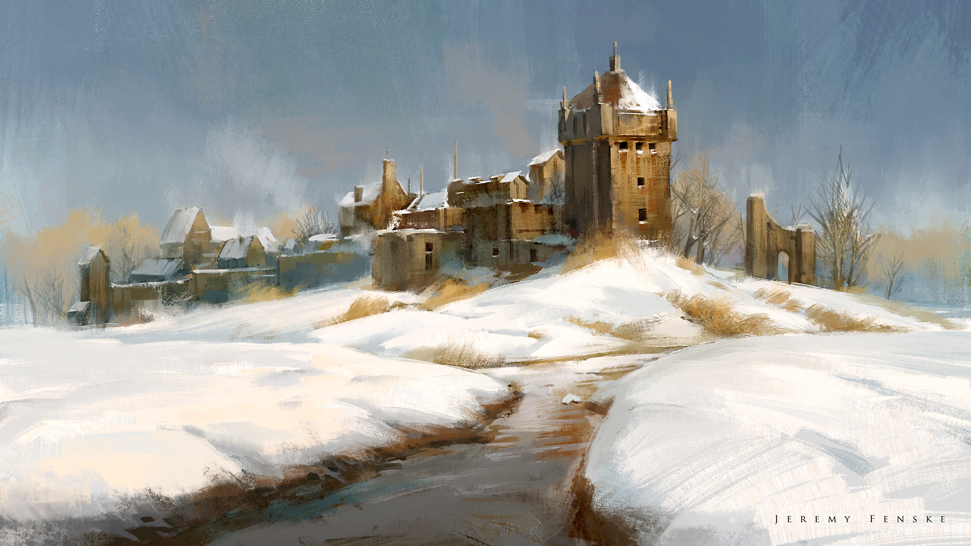 Jeremy Fenske - Castle Sketches + VIDEO DUMP!