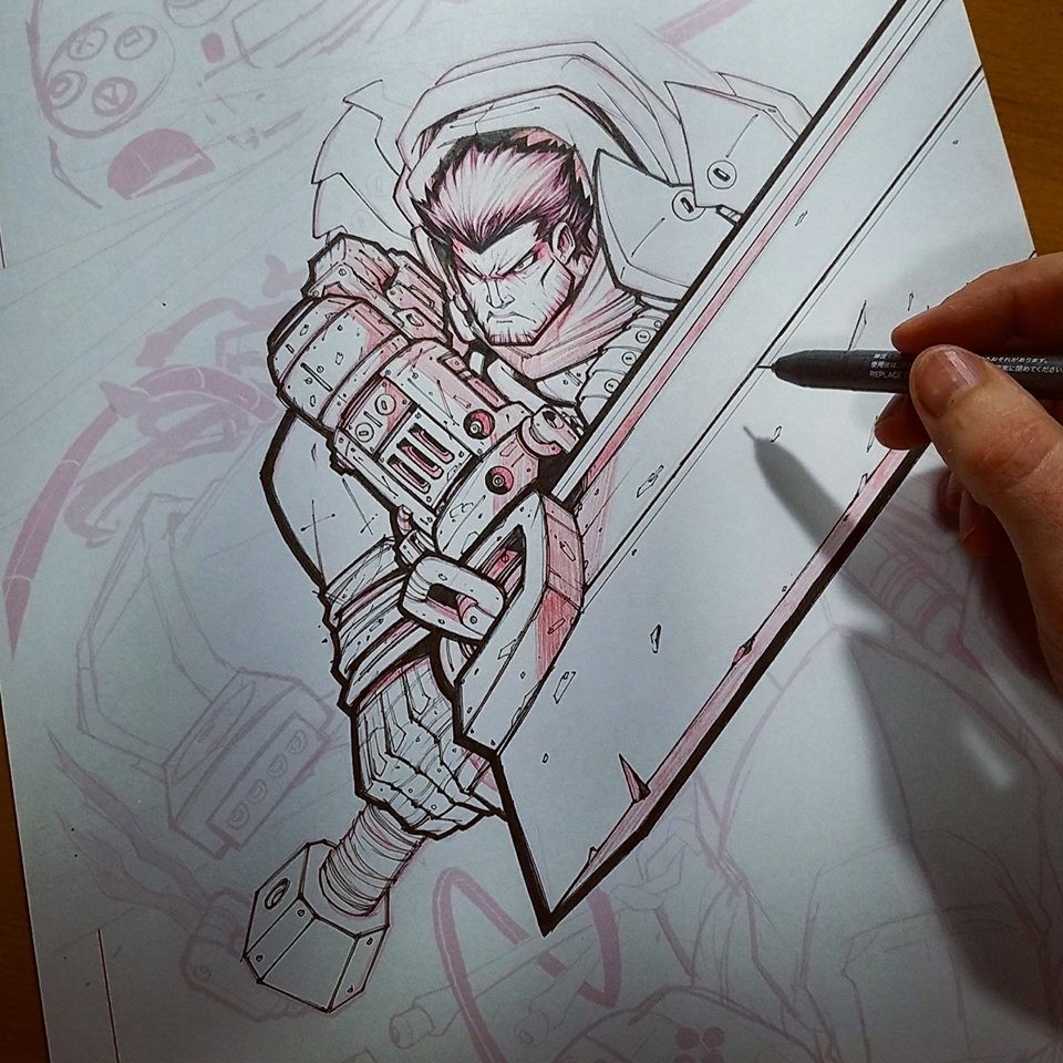 Inking...