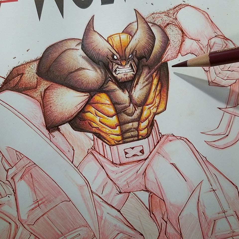 Color pencil wip...
