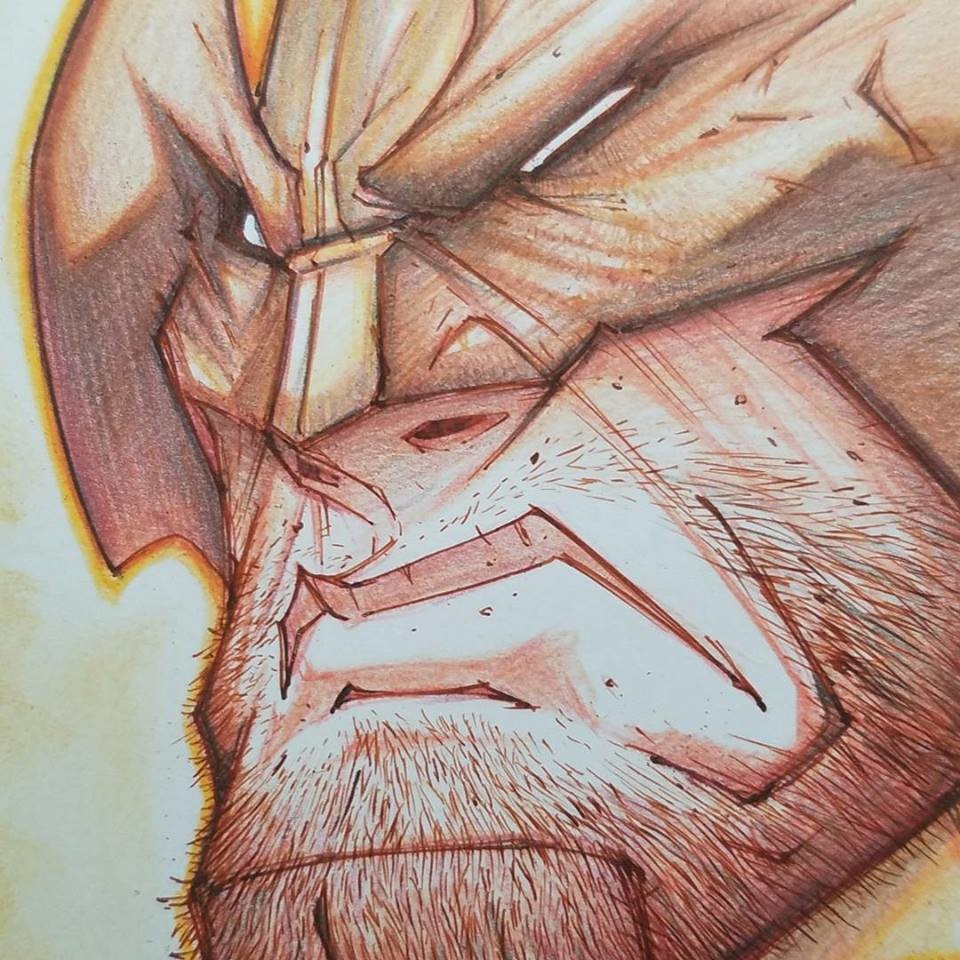 Color pencil wip...