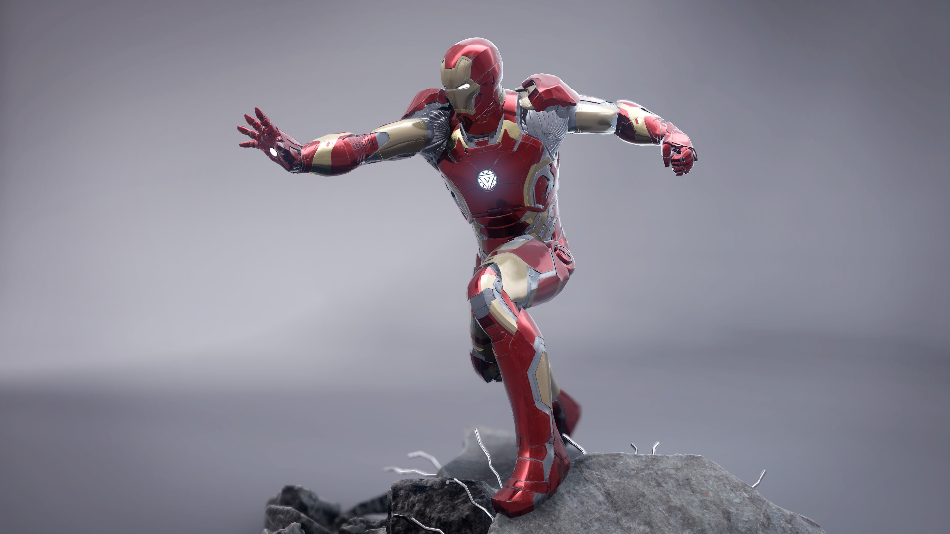 Artstation Iron Man Mark 43 Roger Castro