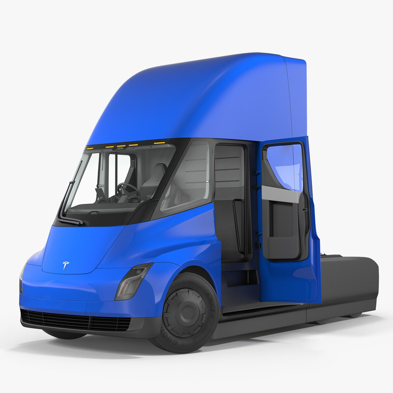 Artstation 3d Tesla Semi Truck Andrey Simonenko