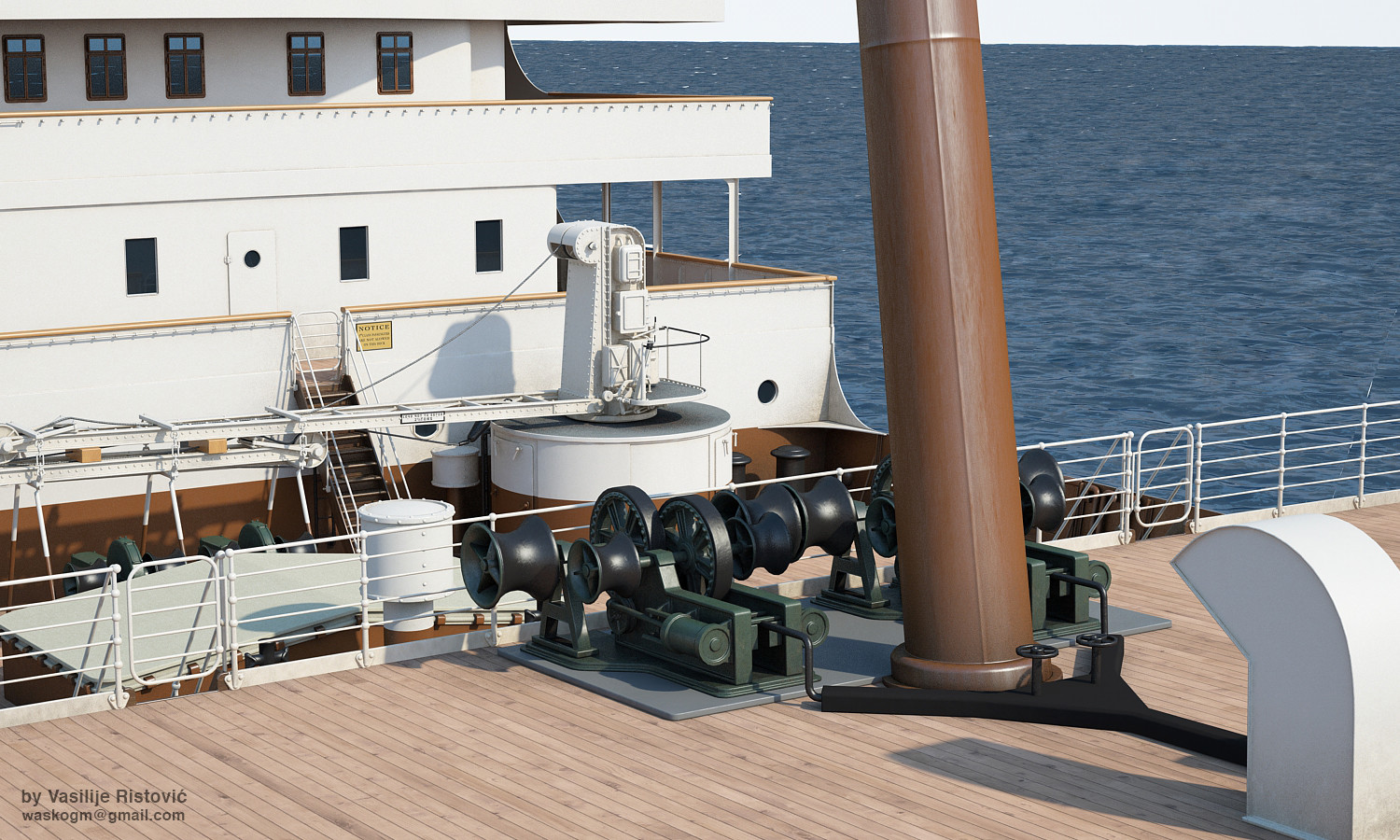 ArtStation - RMS Titanic 3D model - WIP