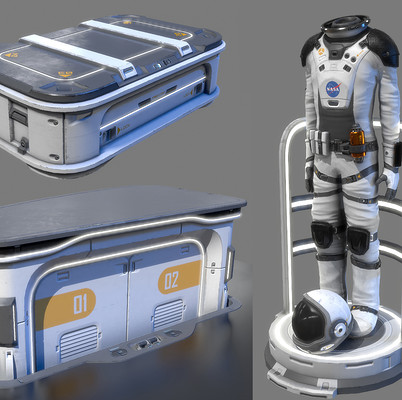 2017 - VR Sci Fi Props