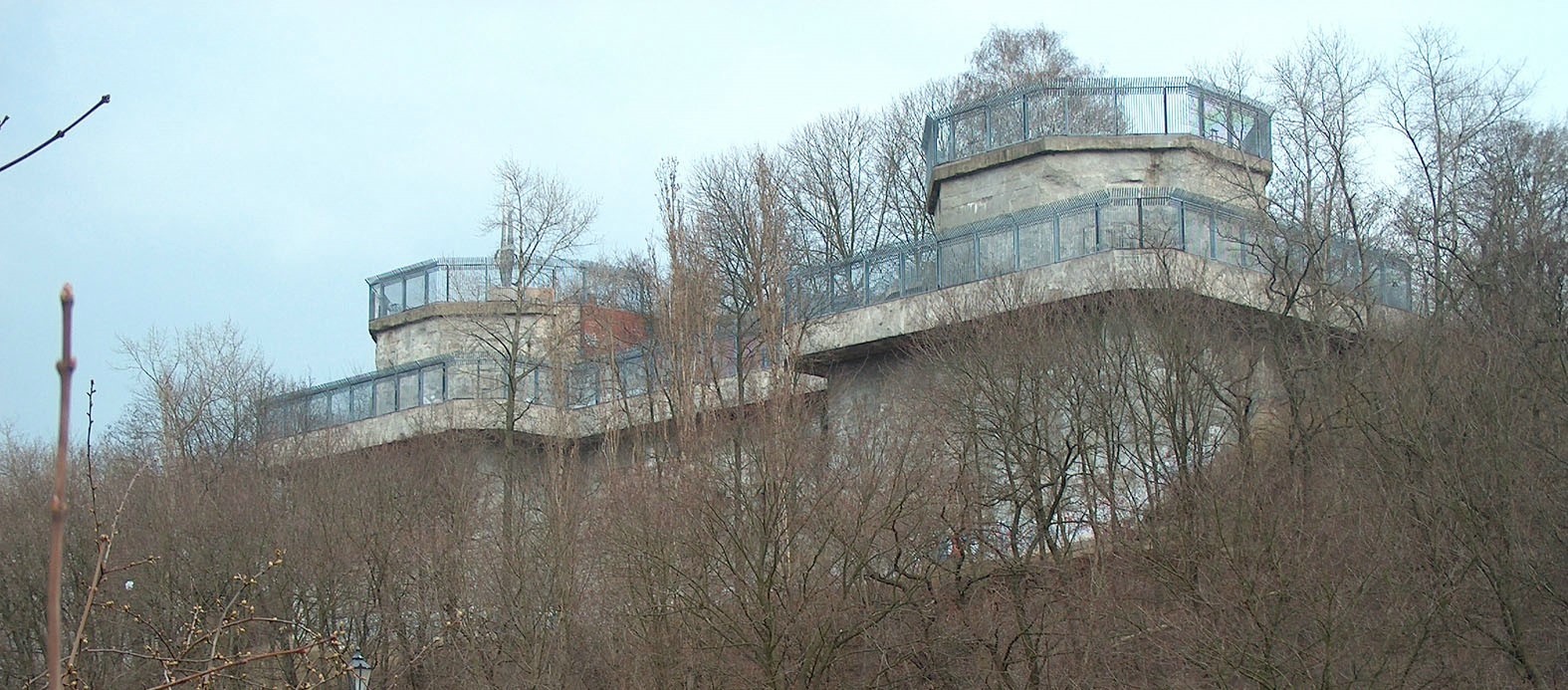 Photo of whats left of the Flaktower, 2017