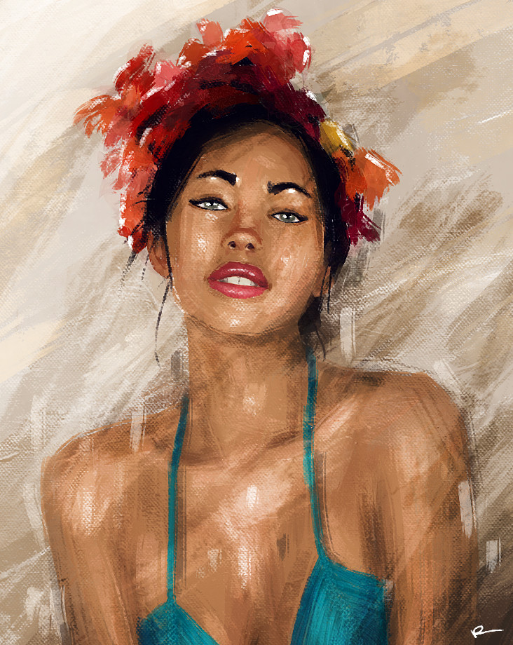 Artstation Portrait Painting Robin Six