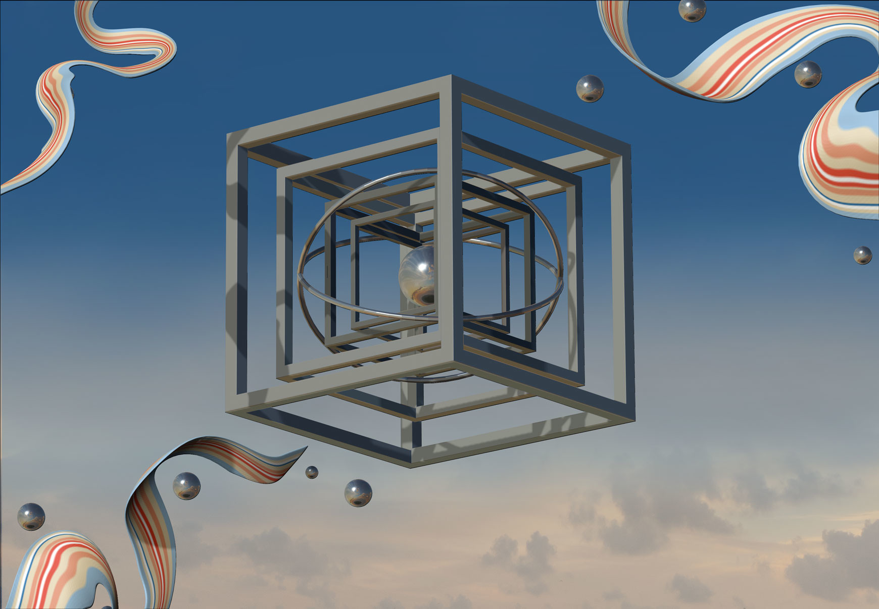 Nathan Smith Abstract Box In The Sky