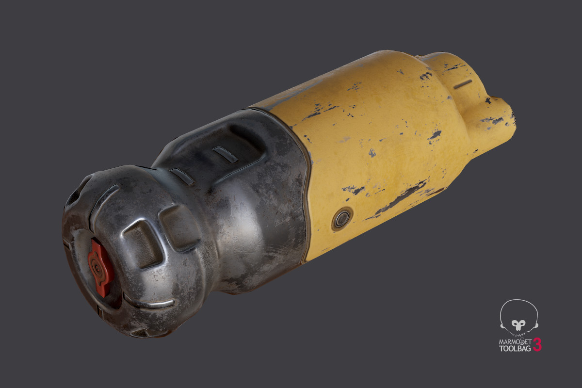 Artstation Fallout 4 Fusion Core Tutorial Russian And Free Substance Painter File Osman Adzhyusmanov