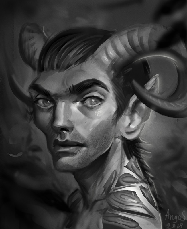 Artstation Fantasy Portraits Anya Seryapkina