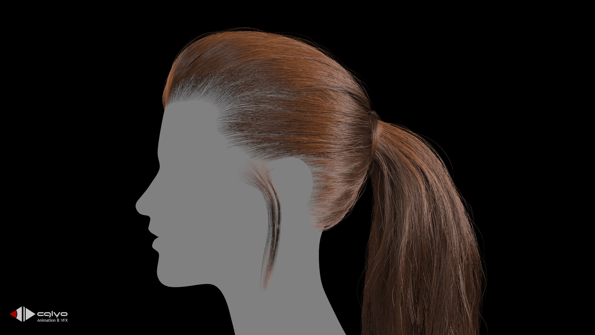 Artstation Xgen Ponytail Tutorial Obaida Hamdi