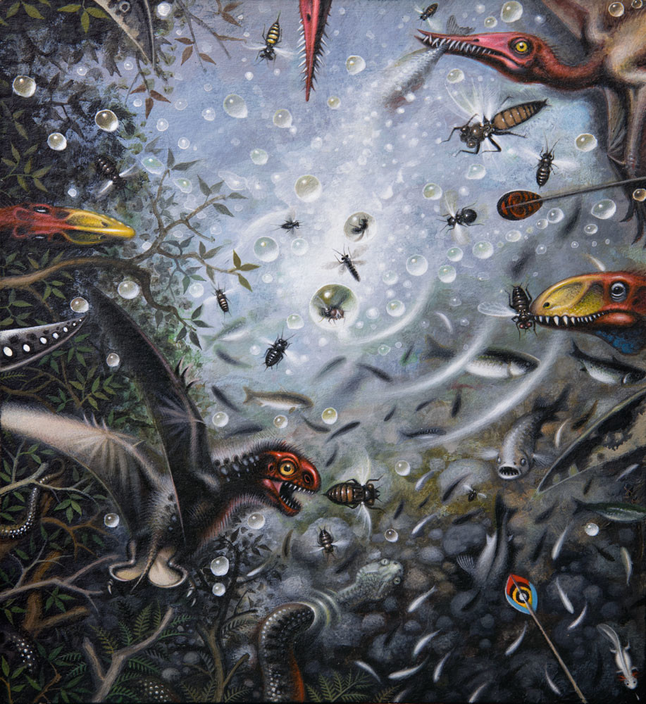 spinosaurus painting