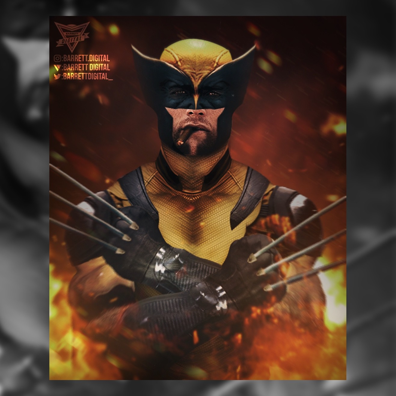 Artstation Scott Eastwood Wolverine Barrett Digital