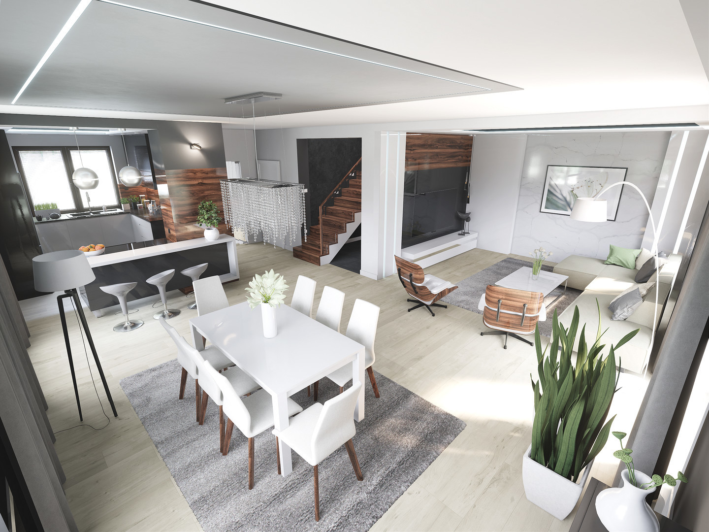 Living Space with Palisander  ( UE4 )