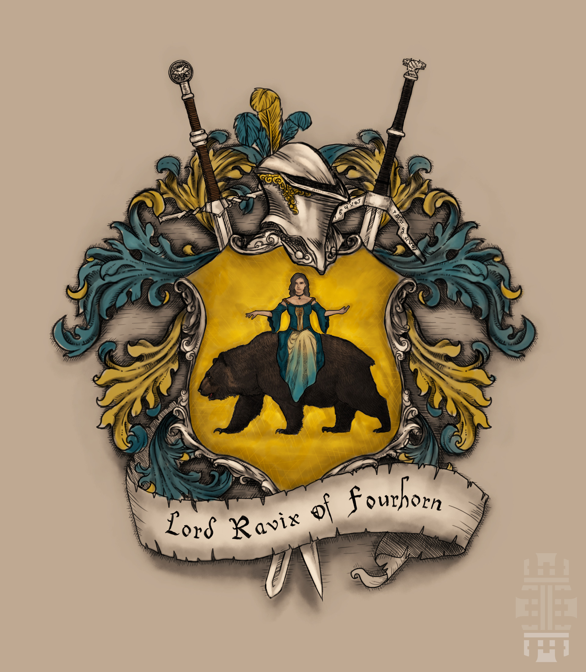 Jun Tacuyan Ravix Of Fourhorn Coat Of Arms But since he sustained injuries when geralt had to save him. jun tacuyan ravix of fourhorn coat