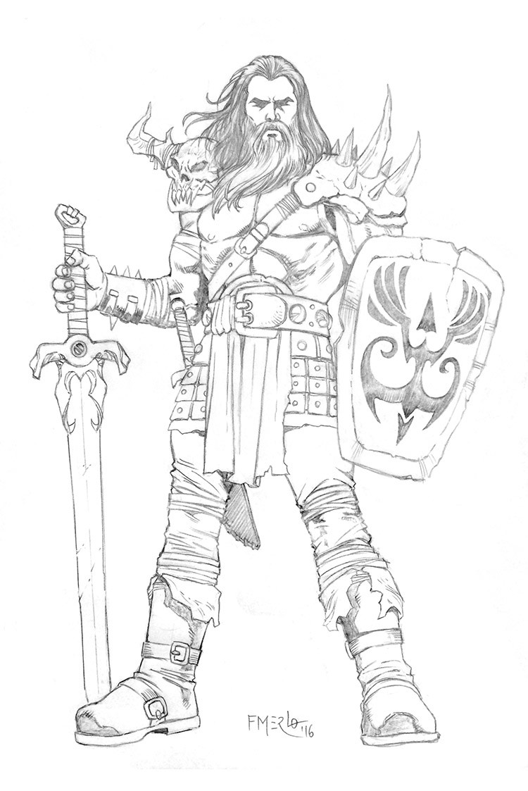 Dragonscale Warrior Sketch by MikeKoizumi on DeviantArt