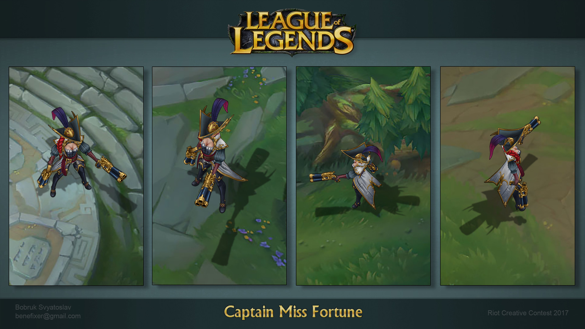 Artstation Captain Miss Fortune League Of Legends Fan Art