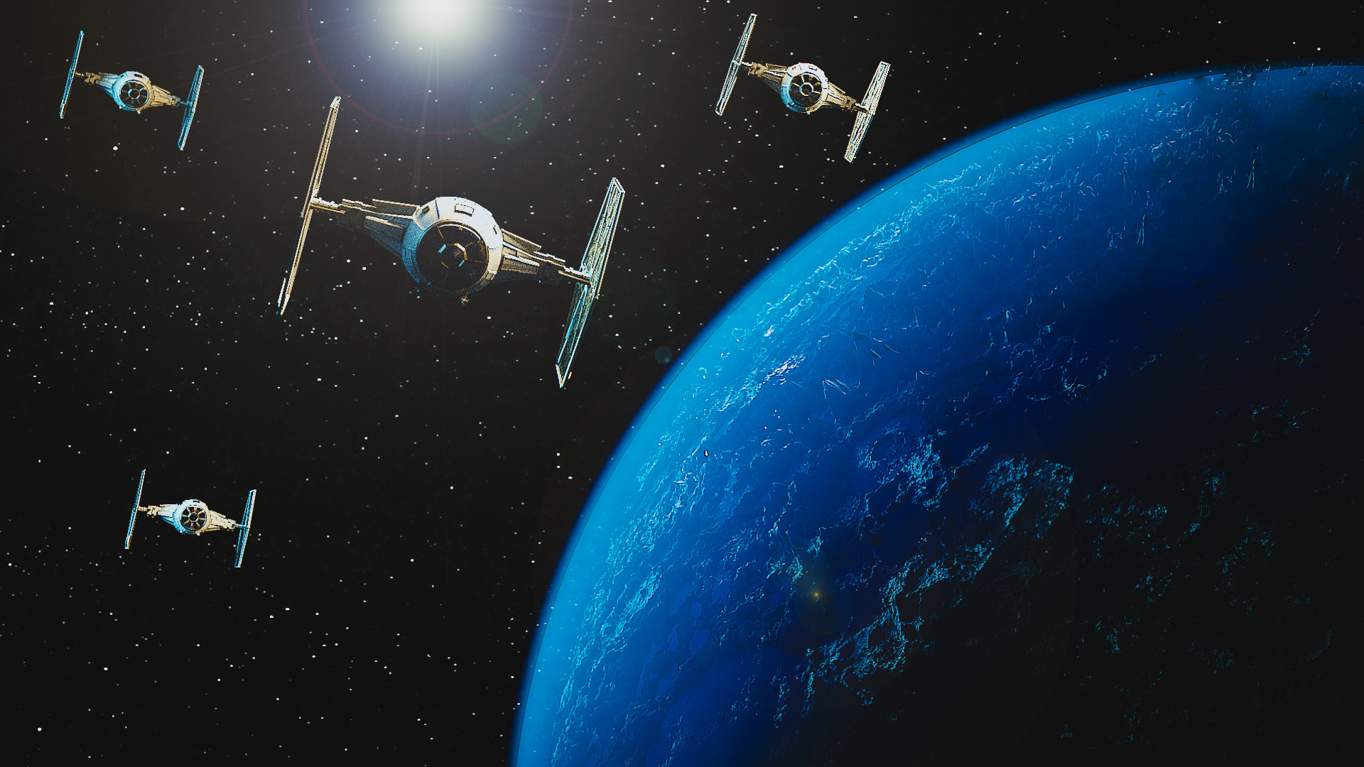 Nicolas Mendoza Tie Squad Star Wars Fan Art