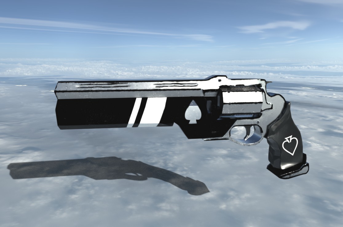 Artstation Ace Of Spades From Destiny Ozgur Kaderoglu