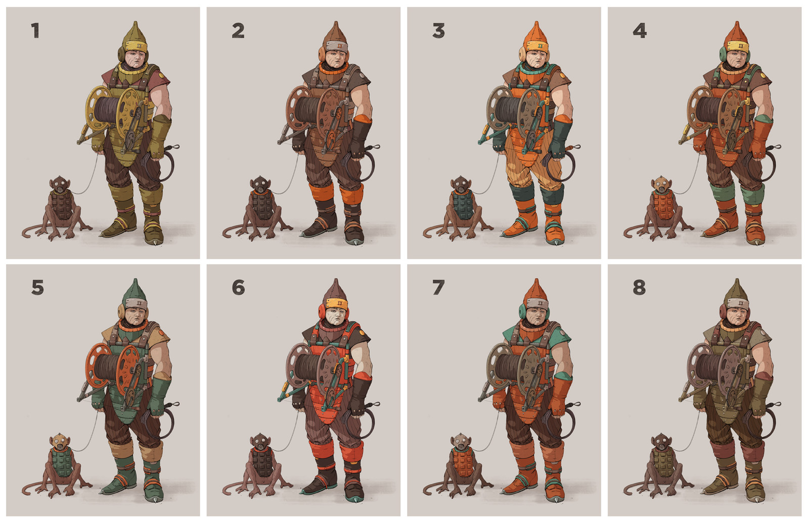 Color variations
