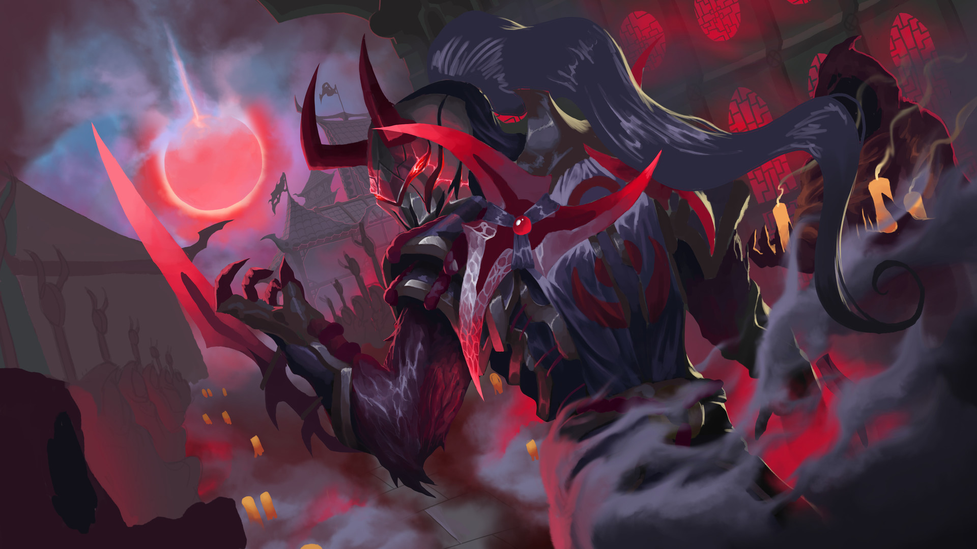 Artstation Blood Moon Zed Fanart Noah Thatcher