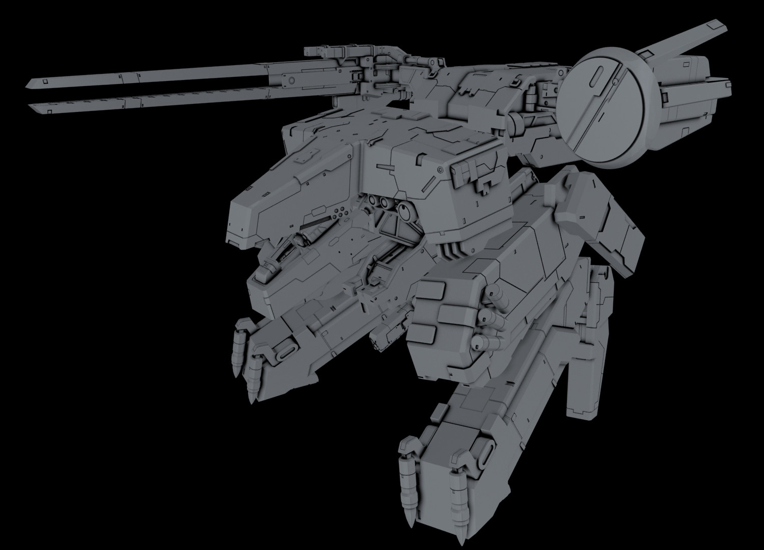 Artstation Metal Gear Rex Vlad Mihailescu