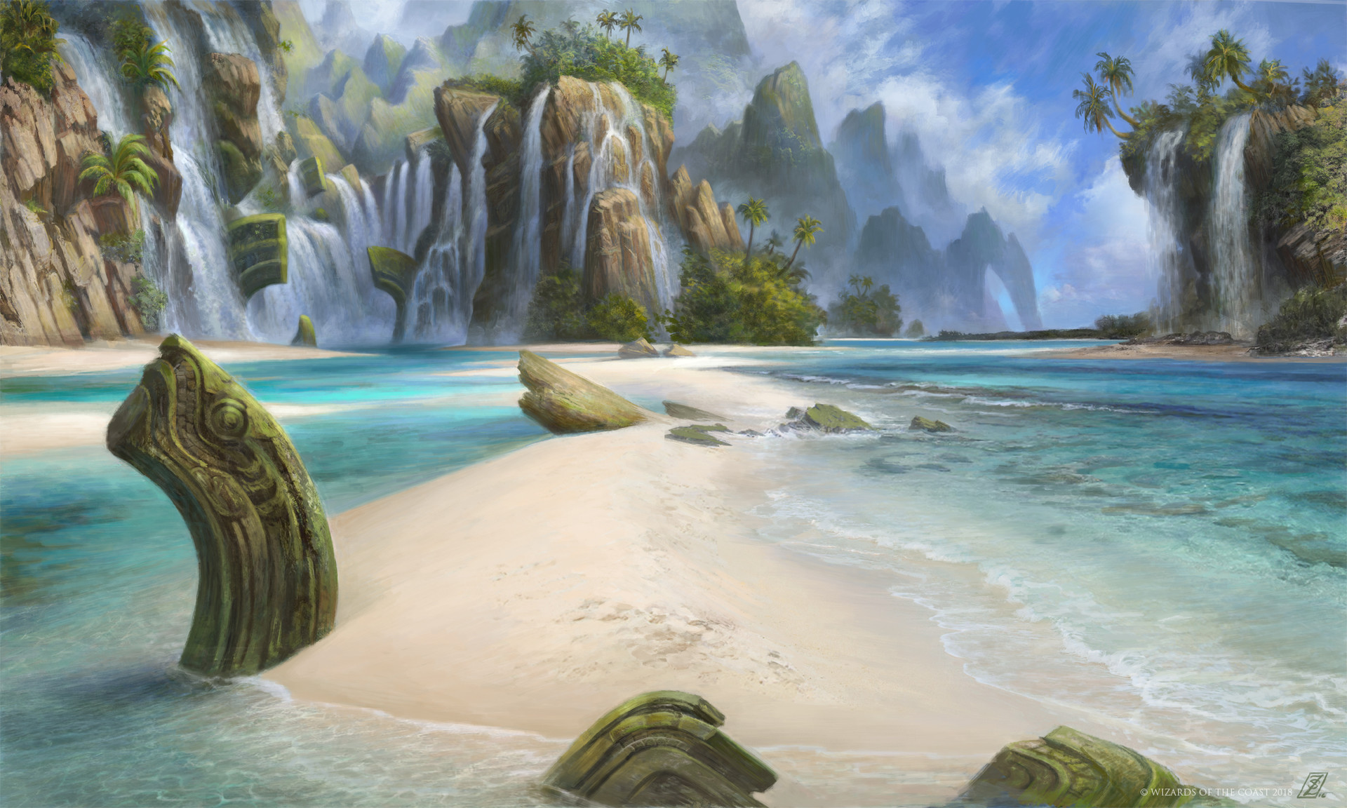 Zack Stella - Flooded Strand - Magic: The Gathering Zack Stella - Flooded Strand - Magic: The Gathering