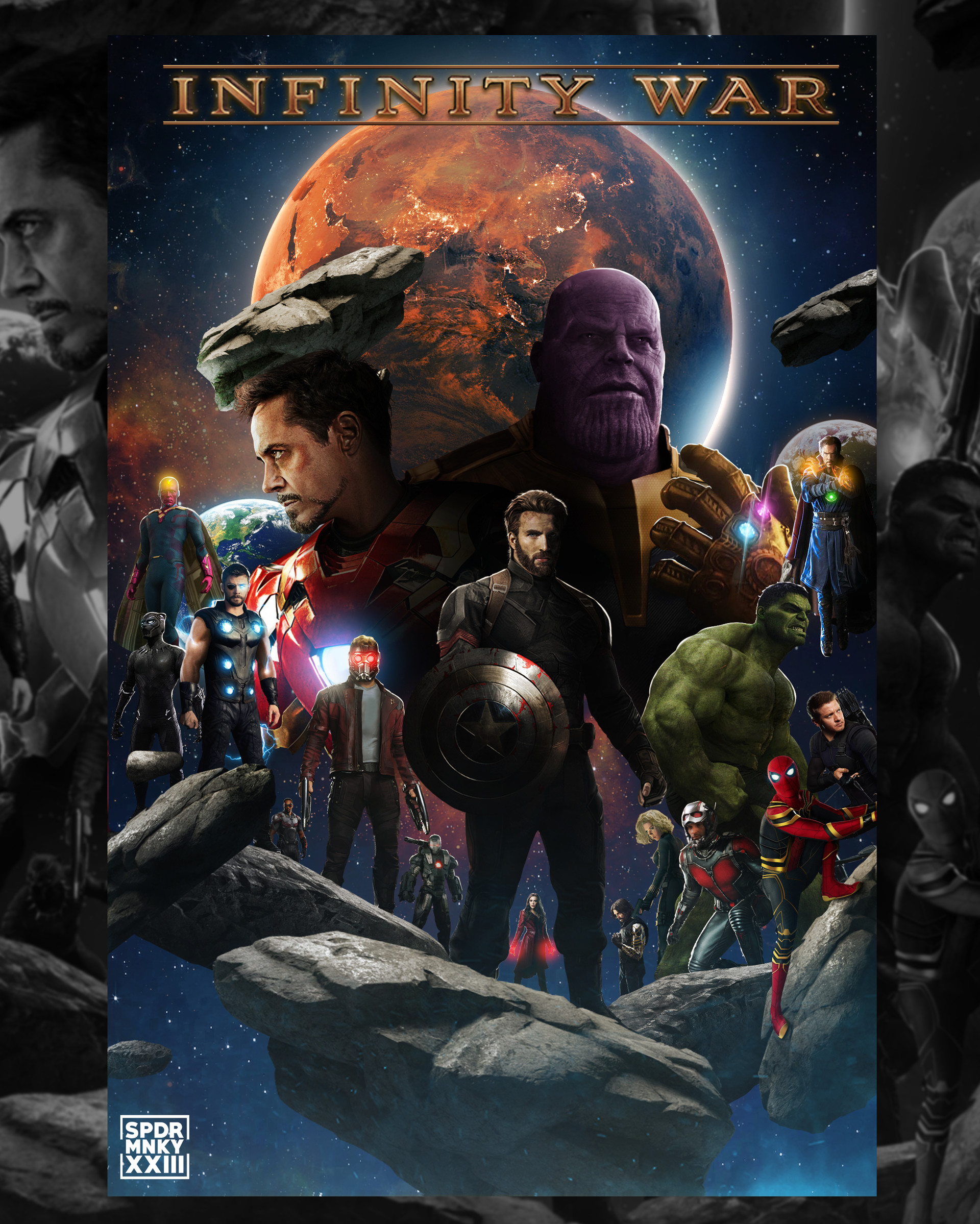 Artstation Avengers Infinity War Poster Spdrmnky Xxiii