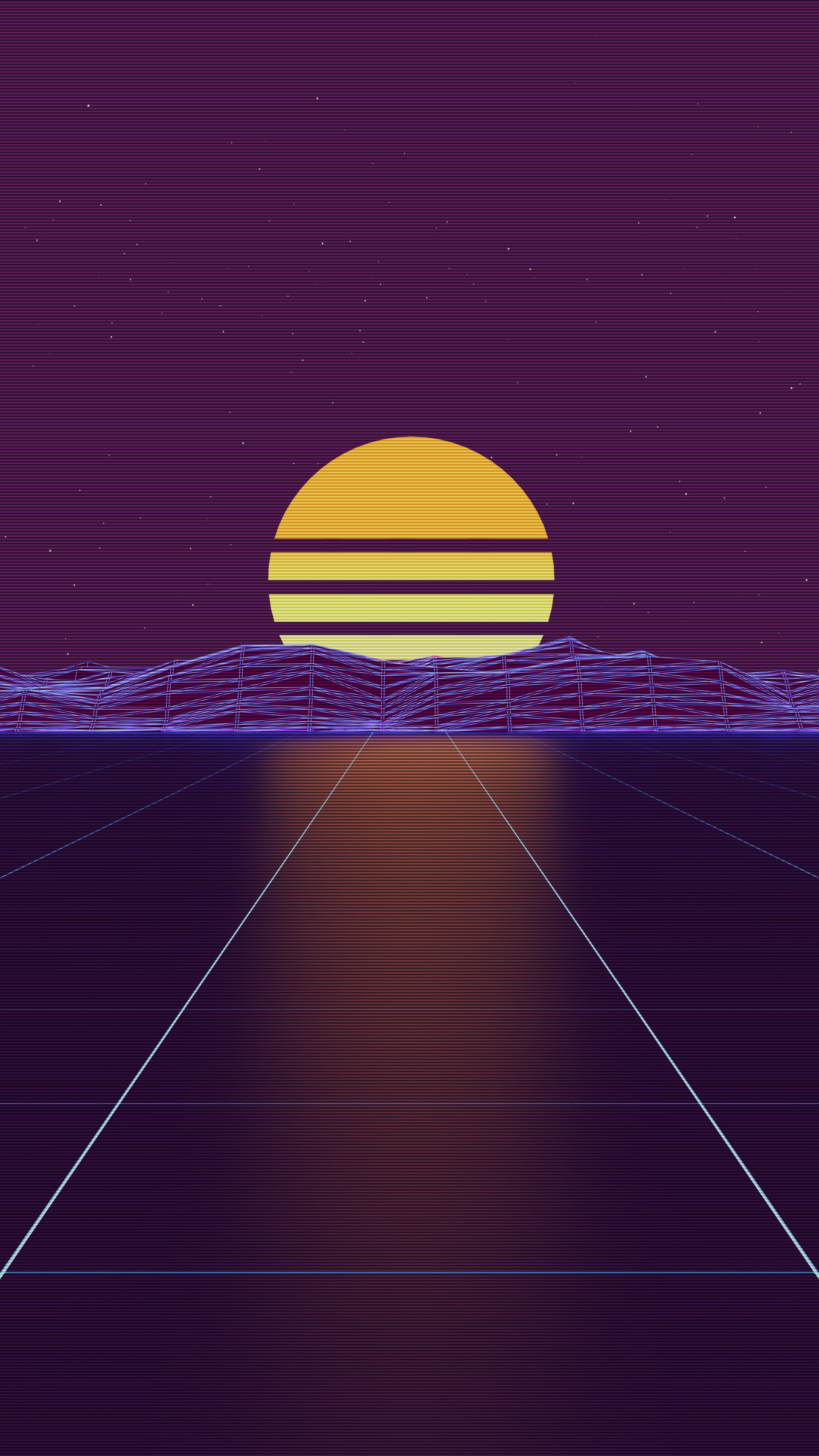 Artstation Synthwave 80 S Style Landscape Fabian Tomczyk