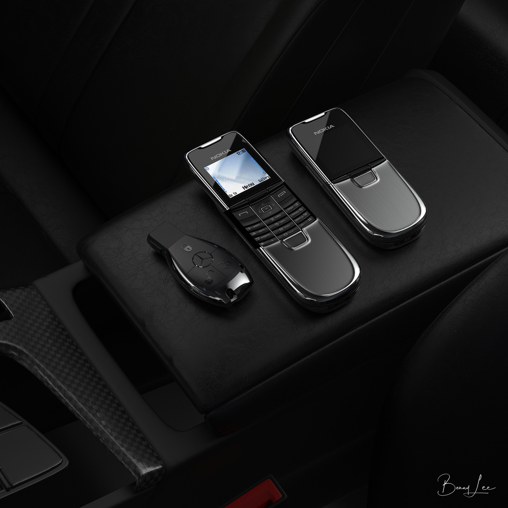 artstation nokia 8800 full cgi benny lee