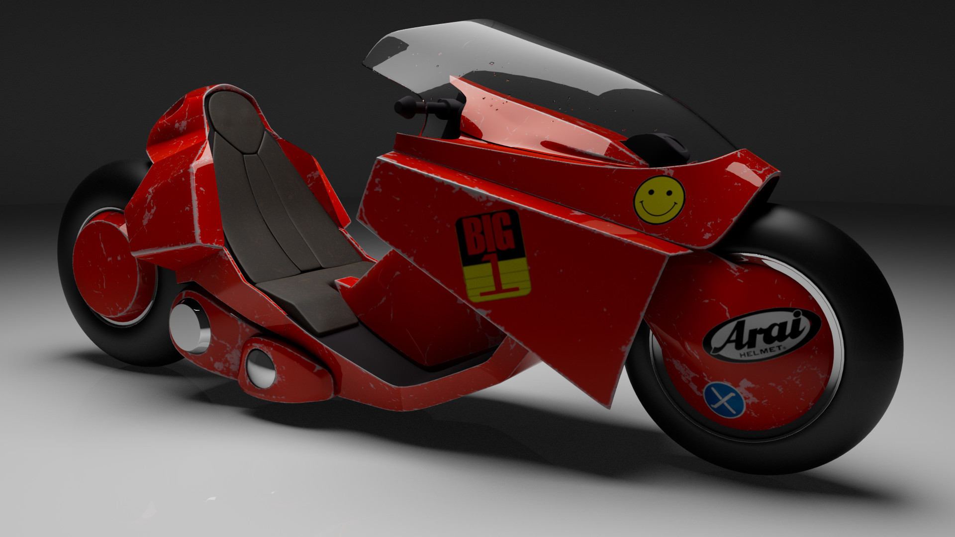 Artstation Kaneda S Bike Akira Victor Gorge